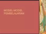 MODEL-MODEL PEMBELAJARAN - slide 1