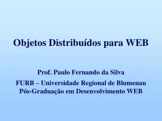 objetos distribu dos para web