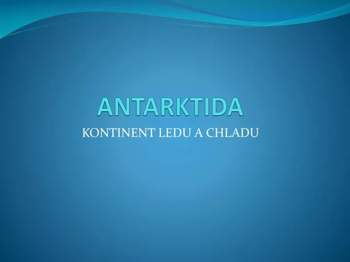 antarktida
