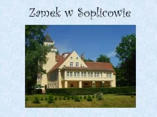 zamek w soplicowie