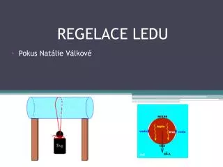 regelace ledu