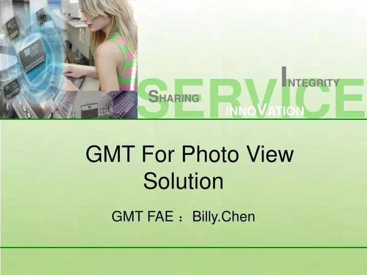 gmt for photo view solution