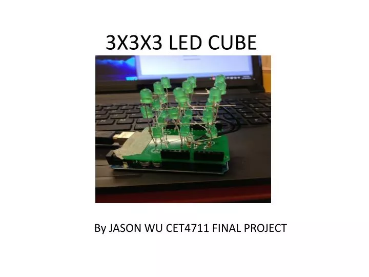 3x3x3 led cube