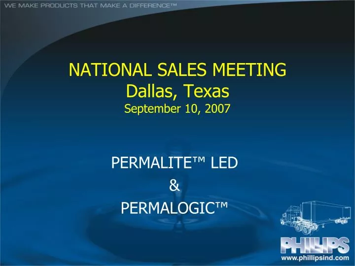 national sales meeting dallas texas september 10 2007