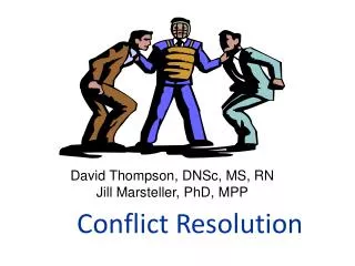 Conflict Resolution