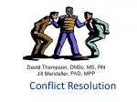 Conflict Resolution - slide 1