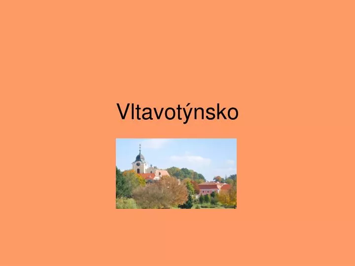 vltavot nsko