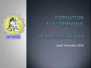 formation electronique le logiciel kicad