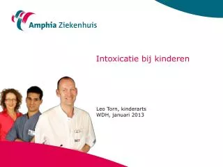 intoxicatie bij kinderen