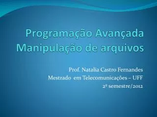 programa o avan ada manipula o de arquivos
