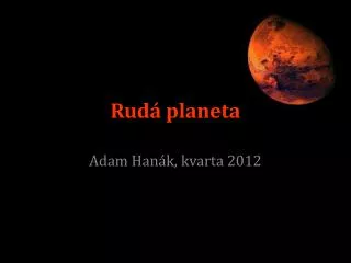 rud planeta
