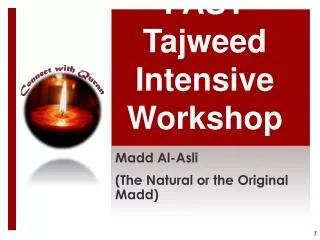 FAST Tajweed Intensive Workshop