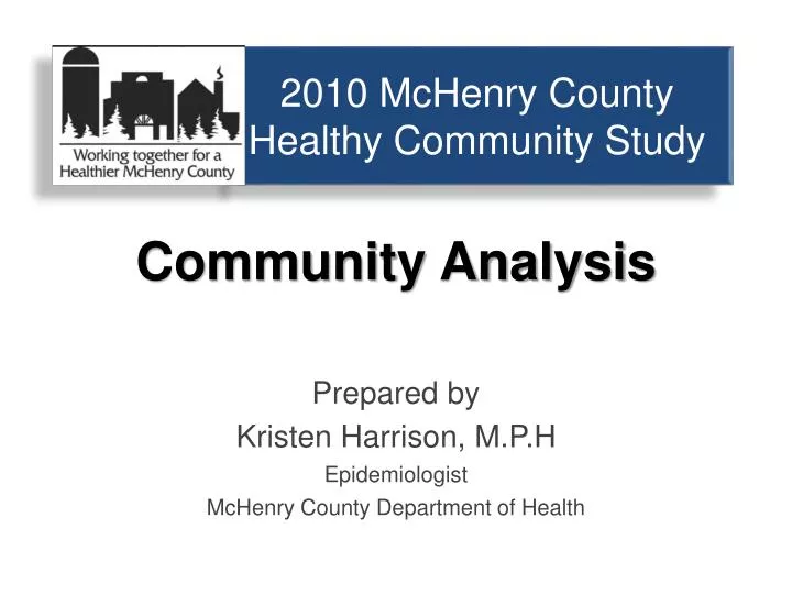 2010 mchenry county healthy community study