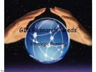 GIS Research Needs