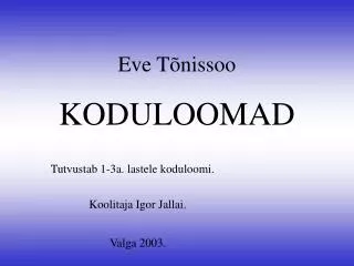 eve t nissoo