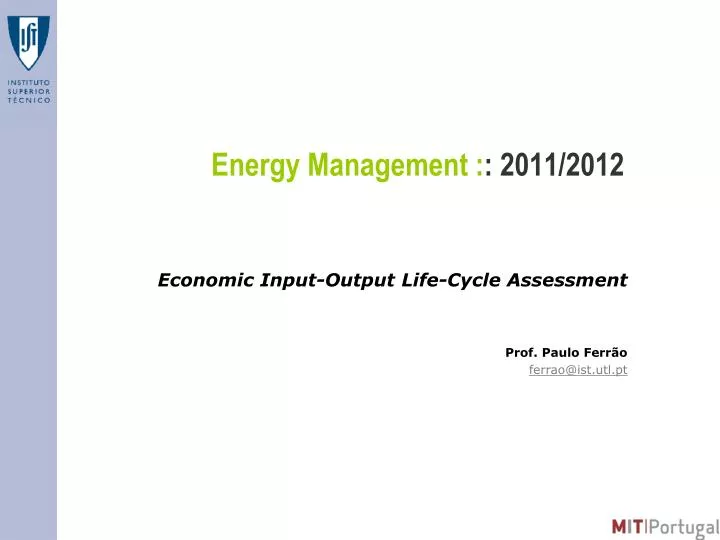 energy management 2011 2012