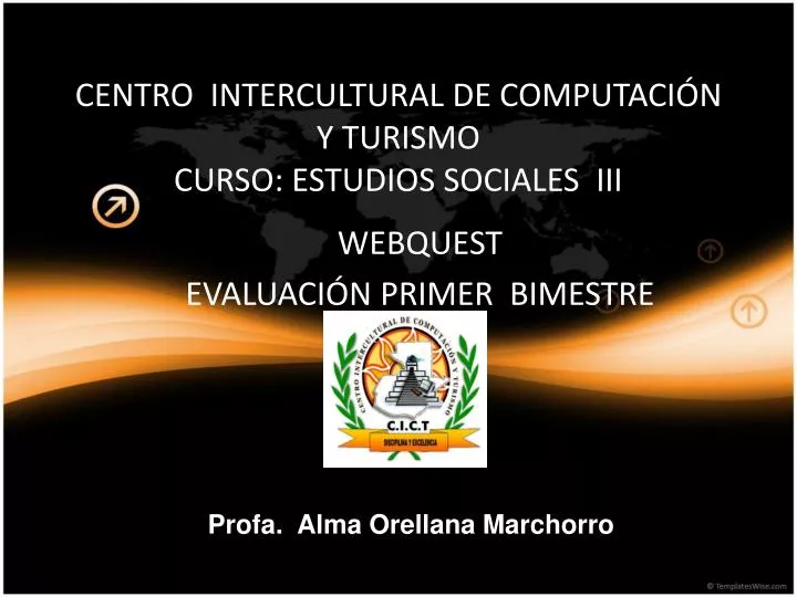 centro intercultural de computaci n y turismo curso estudios sociales iii