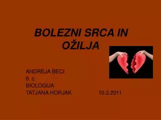 bolezni srca in o ilja