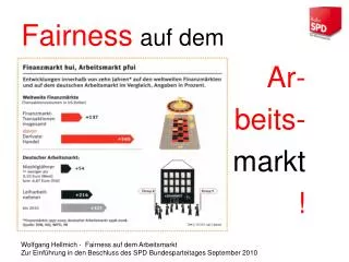 fairness auf dem ar beits markt
