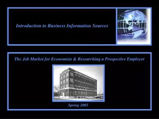 Introduction to Business Information Sources