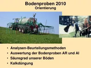 bodenproben 2010 orientierung