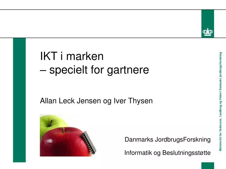 ikt i marken specielt for gartnere