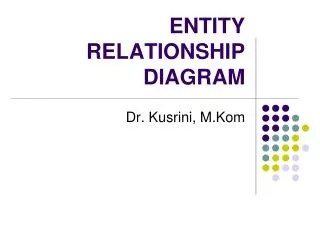 entity relationship diagram