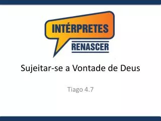 sujeitar se a vontade de deus