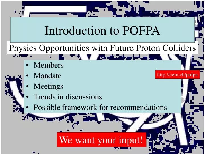 introduction to pofpa