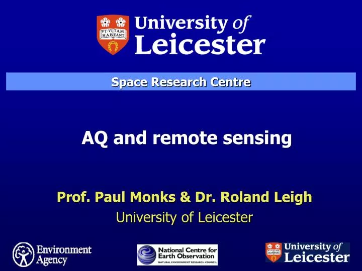 aq and remote sensing