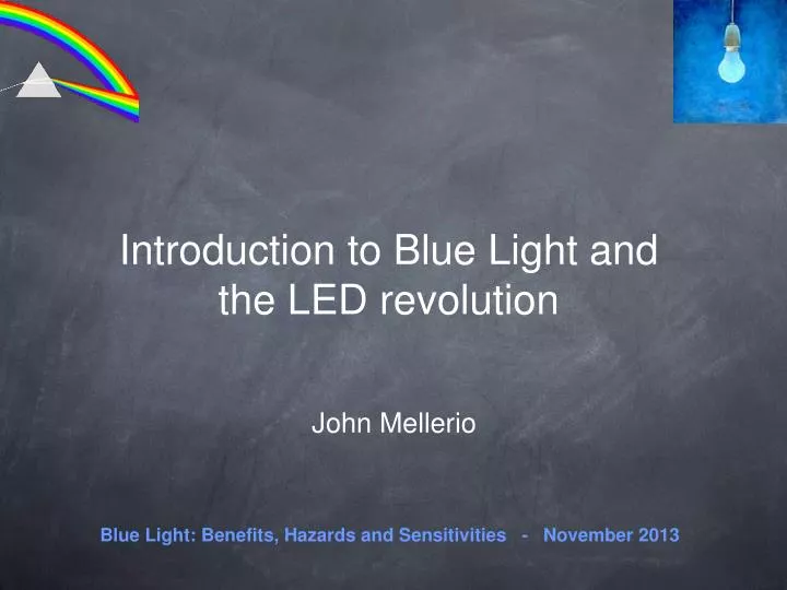 introduction to blue light and the led revolution