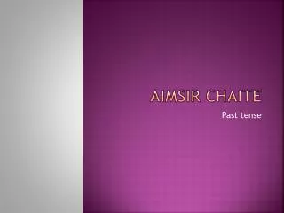 Aimsir Chaite