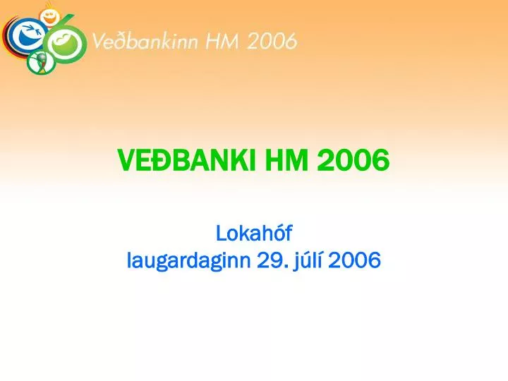ve banki hm 2006