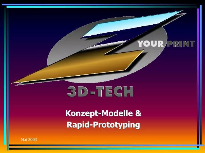 konzept modelle rapid prototyping