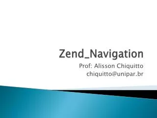 zend navigation