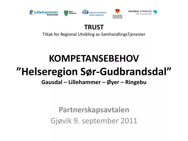 kompetansebehov helseregion s r gudbrandsdal gausdal lillehammer yer ringebu