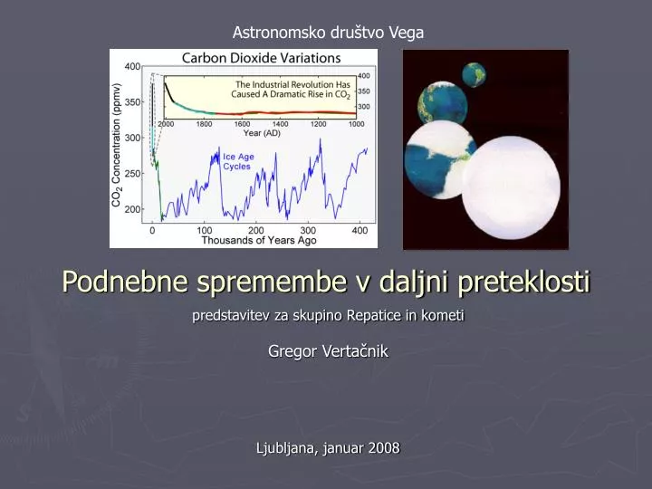 podnebne spremembe v daljni preteklosti