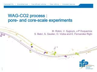WAG-CO2 process : pore- and core-scale experiments