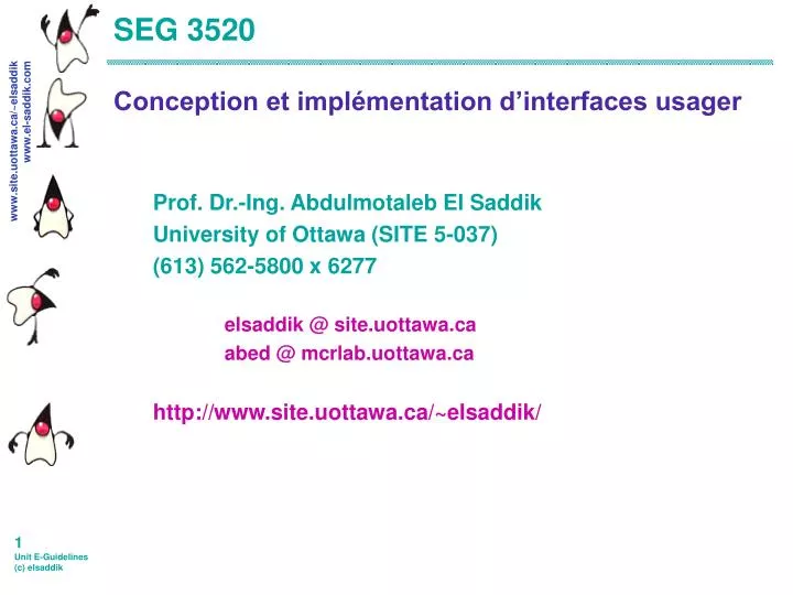 seg 3520 conception et impl mentation d interfaces usager