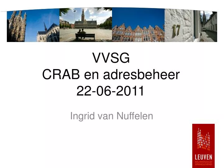 vvsg crab en adresbeheer 22 06 2011