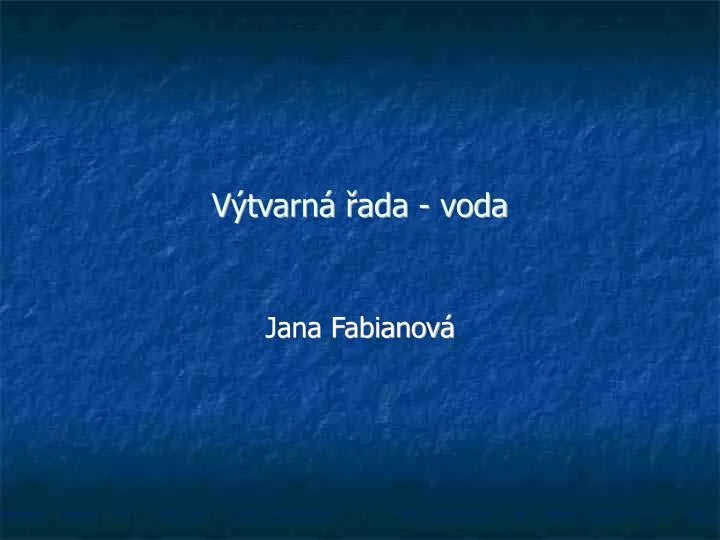 jana fabianov