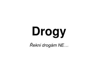 drogy