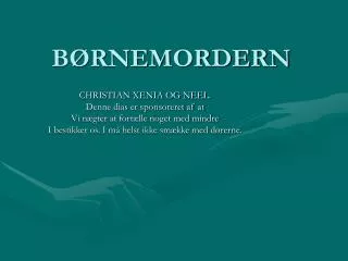 b rnemordern