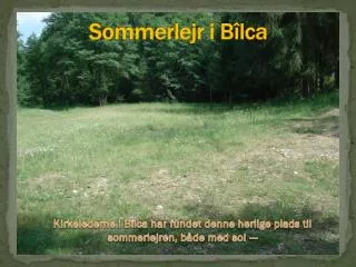 sommerlejr i b lca