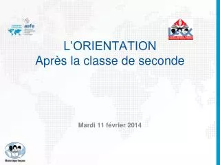 l orientation apr s la classe de seconde