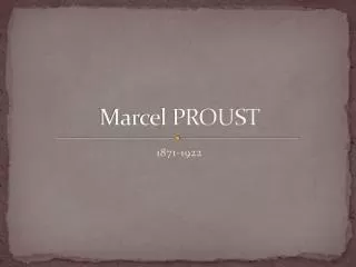 marcel proust