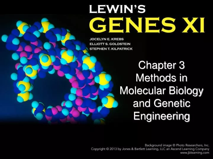 chapter 3 methods in molecular biology and genetic engineering