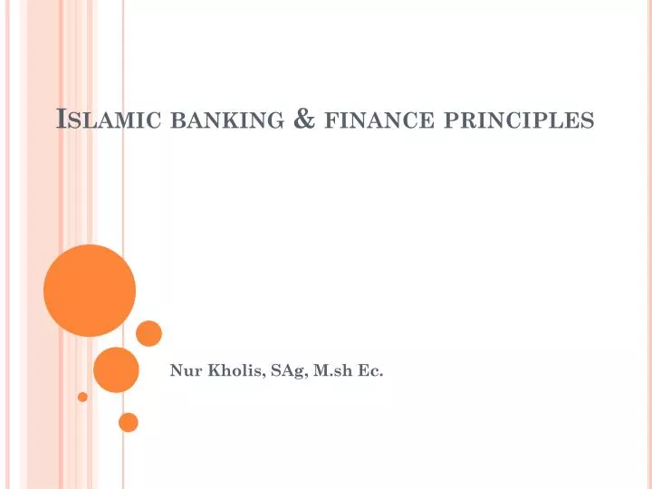 islamic banking finance principles