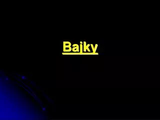 bajky