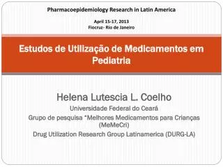 estudos de utiliza o de medicamentos em pediatria